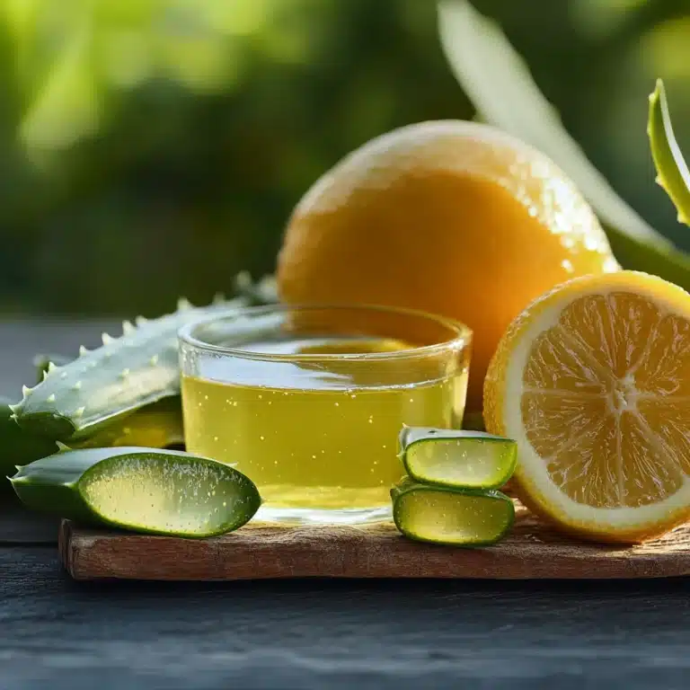 Aloe Vera, miel, citron