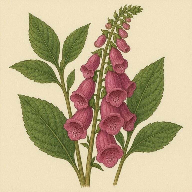 Digitale pourprée – Digitalis purpurea