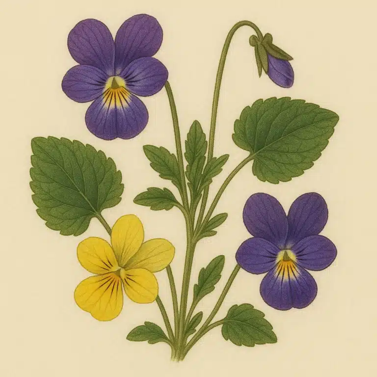 Violette – Viola calcarata L., Viola lutea Huds., Viola odorata L.
